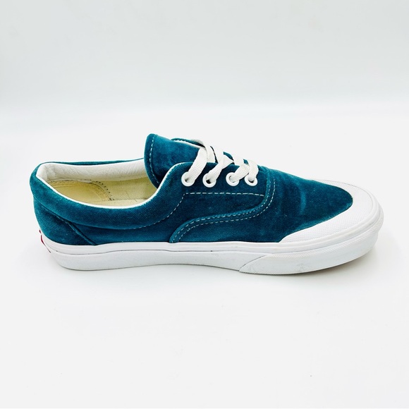 Vans shoes Era TC Velvet Sneakers blue classic rubber sole Women Size 7.5 - Picture 5 of 10